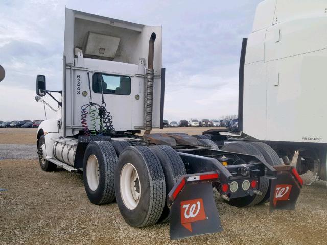 1XKAD49X2CJ325607 - 2012 KENWORTH CONSTRUCTI WHITE photo 3