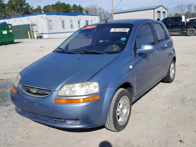 KL1TD66668B013648 - 2008 CHEVROLET AVEO BASE Mavi foto 2