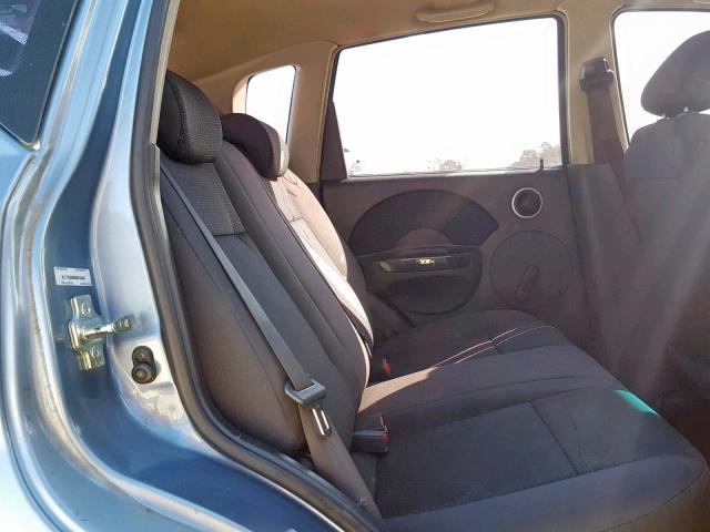 KL1TD66668B013648 - 2008 CHEVROLET AVEO BASE Mavi foto 6