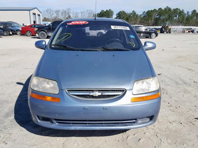 KL1TD66668B013648 - 2008 CHEVROLET AVEO BASE Mavi foto 9