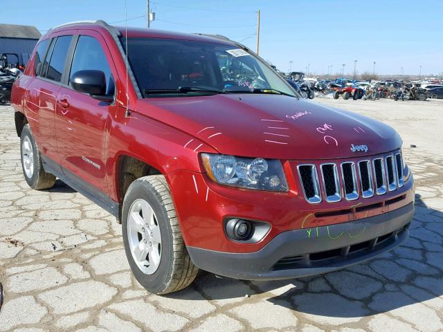 1C4NJCBA6FD285024 - 2015 JEEP COMPASS SP RED photo 1