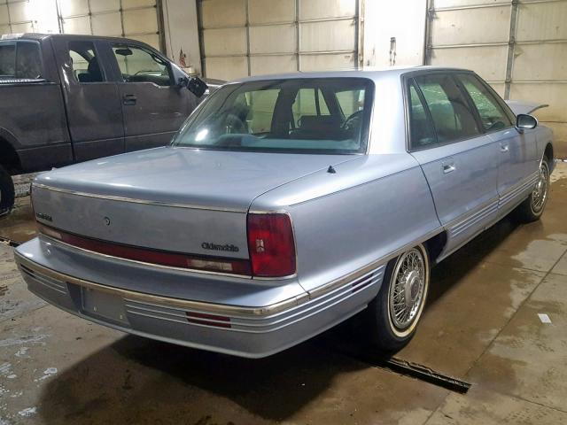 1G3CX52L5R4313032 - 1994 OLDSMOBILE 98 REGENCY BLUE photo 4