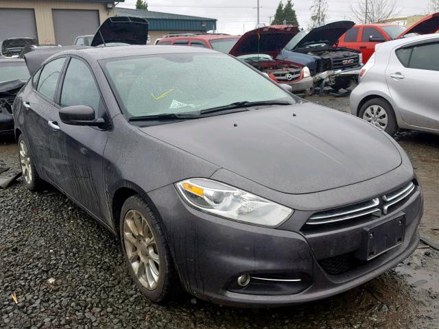 1C3CDFCB6ED858000 - 2014 DODGE DART LIMIT GRAY photo 1