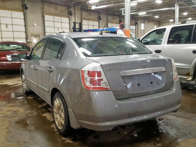 3N1AB6AP9AL671204 - 2010 NISSAN SENTRA 2.0 SILVER photo 3