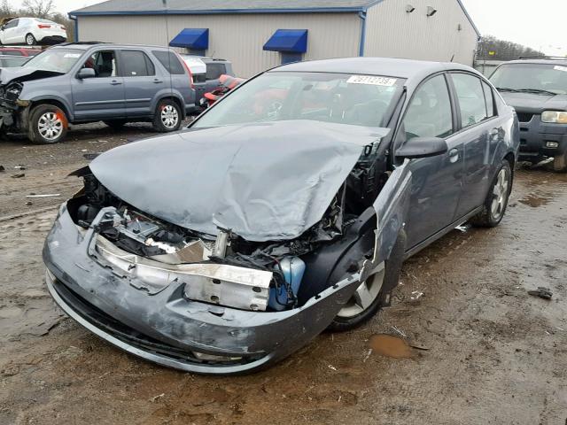1G8AL55F57Z108720 - 2007 SATURN ION LEVEL GRAY photo 2