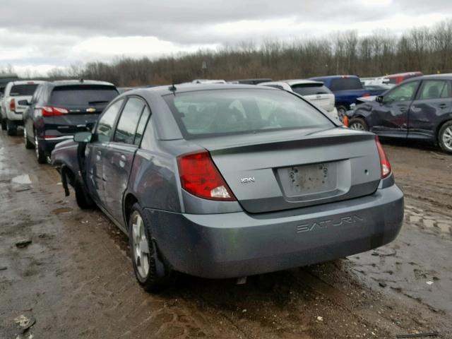 1G8AL55F57Z108720 - 2007 SATURN ION LEVEL GRAY photo 3