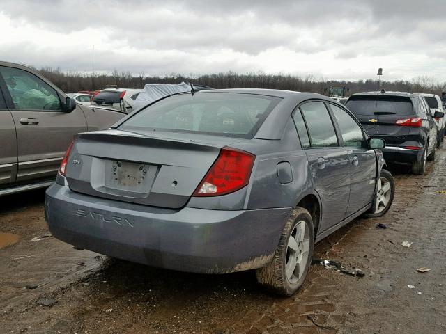 1G8AL55F57Z108720 - 2007 SATURN ION LEVEL GRAY photo 4