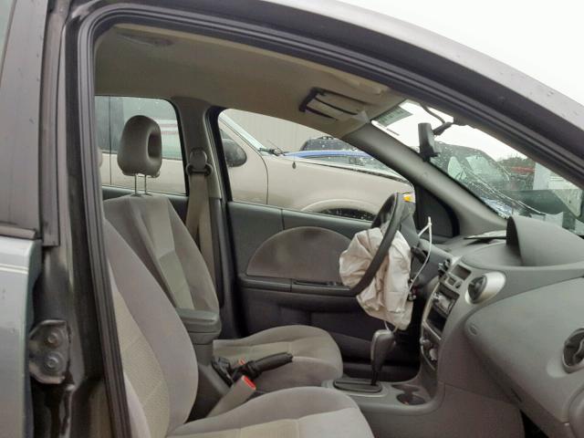 1G8AL55F57Z108720 - 2007 SATURN ION LEVEL GRAY photo 5