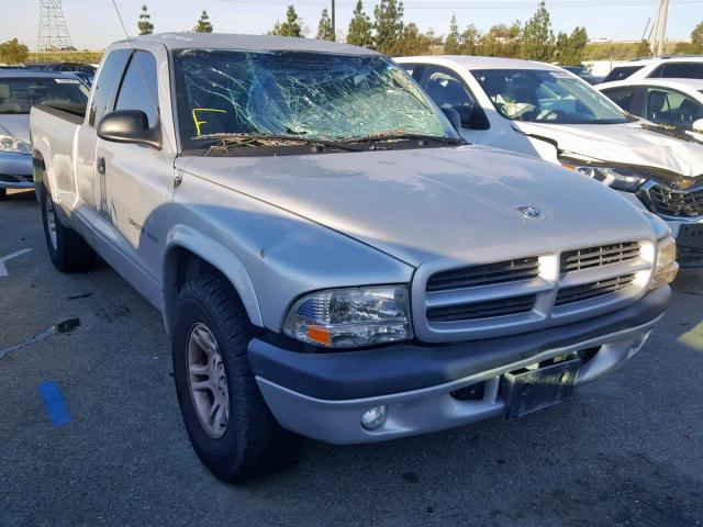 1B7GL32X32S602318 - 2002 DODGE DAKOTA SPO SILVER photo 1