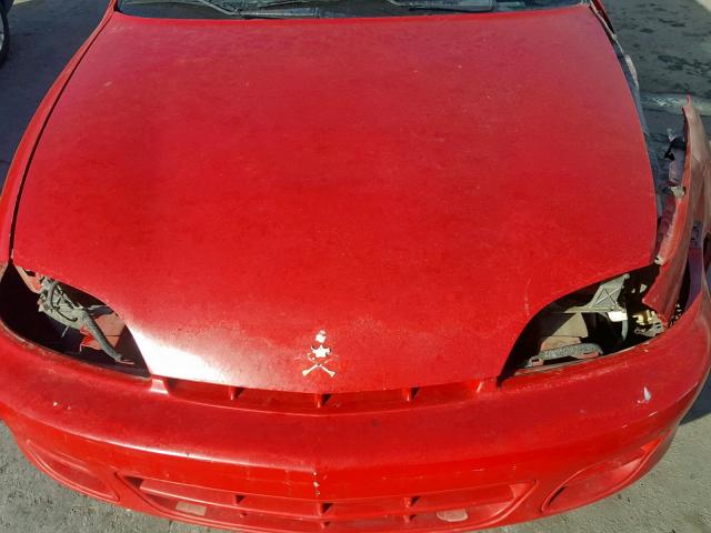 1G1JC524117137314 - 2001 CHEVROLET CAVALIER B RED photo 7