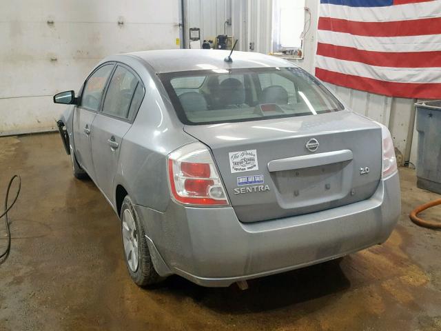 3N1AB61EX7L709210 - 2007 NISSAN SENTRA 2.0 SILVER photo 3