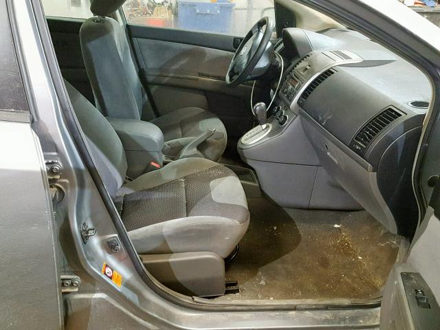 3N1AB61EX7L709210 - 2007 NISSAN SENTRA 2.0 SILVER photo 5