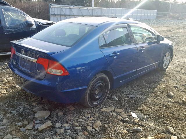 2HGFA1F66BH002022 - 2011 HONDA CIVIC LX-S Mavi foto 4