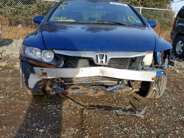 2HGFA1F66BH002022 - 2011 HONDA CIVIC LX-S Mavi foto 9