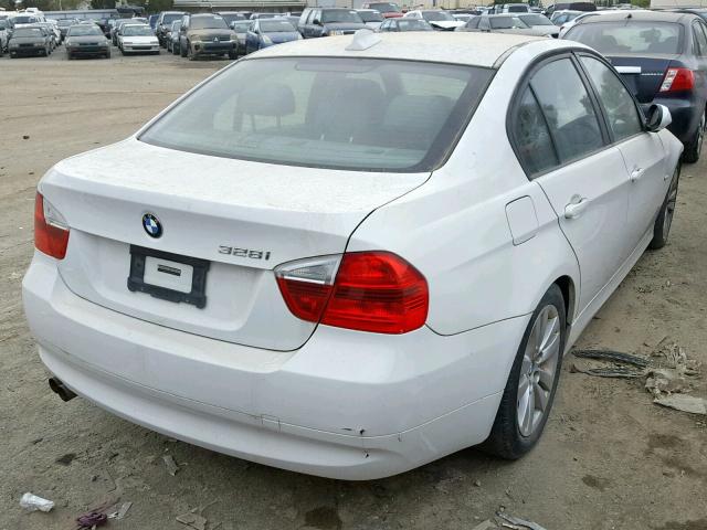 WBAVC53507FZ70212 - 2007 BMW 328 I SULE WHITE photo 4