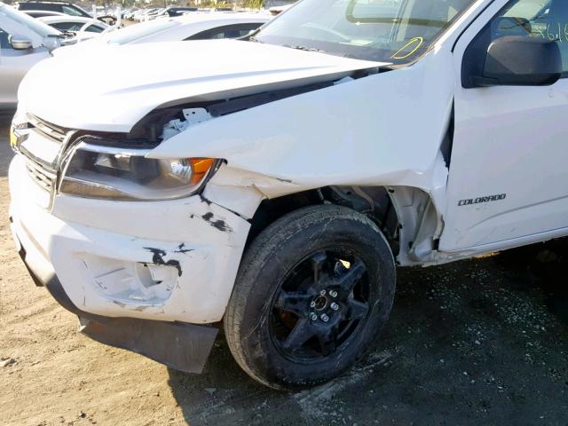 1GCHSBEAXJ1256748 - 2018 CHEVROLET COLORADO WHITE photo 9