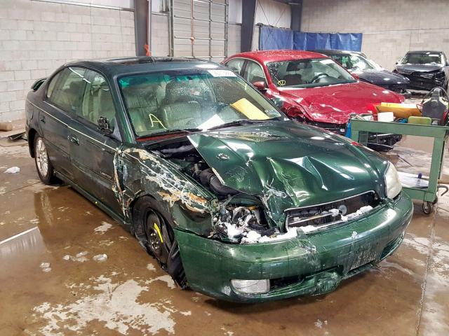 4S3BE656527203146 - 2002 SUBARU LEGACY GT GREEN photo 1