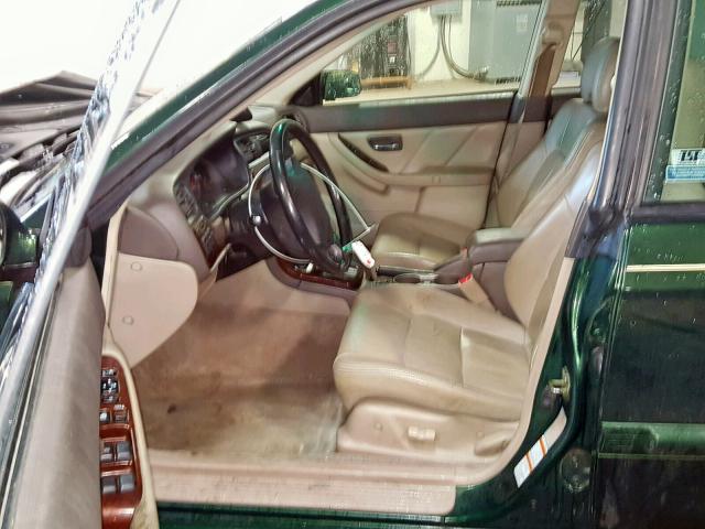 4S3BE656527203146 - 2002 SUBARU LEGACY GT GREEN photo 5