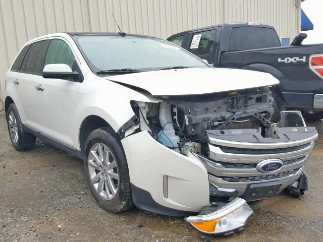 2FMDK3JC8BBB09681 - 2011 FORD EDGE SEL WHITE photo 1