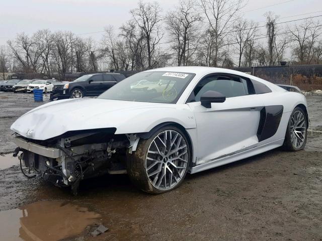 WUAKBAFX1H7903342 - 2017 AUDI R8 5.2 PLU WHITE photo 2