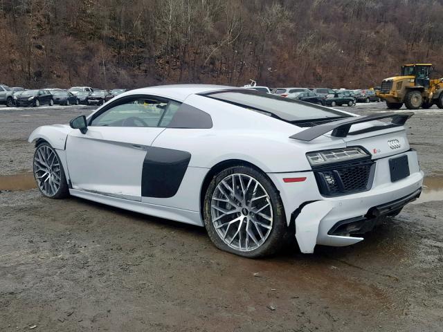 WUAKBAFX1H7903342 - 2017 AUDI R8 5.2 PLU WHITE photo 3