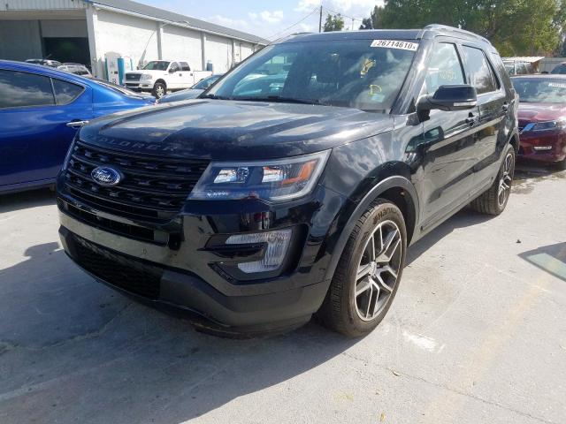 1FM5K8GTXHGD02179 - 2017 FORD EXPLORER SPORT  photo 2