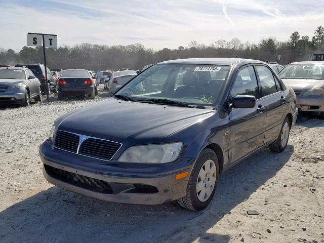 JA3AJ26E63U112281 - 2003 MITSUBISHI LANCER ES GRAY photo 2