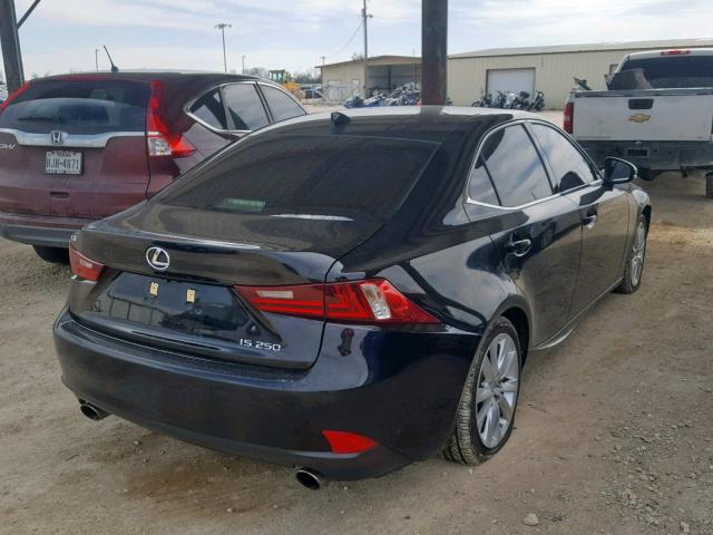 JTHBF1D27F5074101 - 2015 LEXUS IS 250 BLACK photo 4