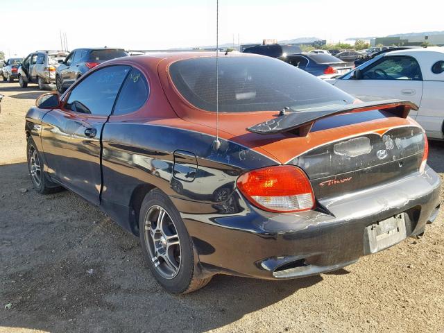 KMHJG35F81U219129 - 2001 HYUNDAI TIBURON TWO TONE photo 3