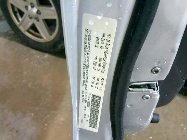 1J8FF47W98D525632 - 2008 JEEP COMPASS SP 银色 照片 10