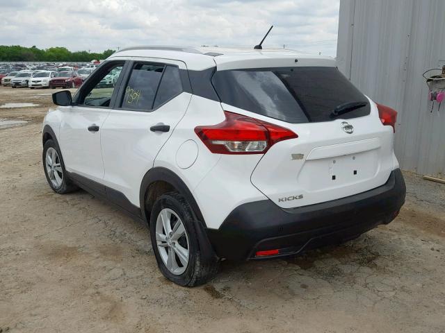 3N1CP5CU9JL508298 - 2018 NISSAN KICKS S WHITE photo 3