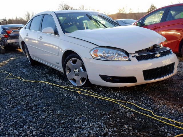 2G1WD58C881329239 - 2008 CHEVROLET IMPALA SUP Ақ фото 1
