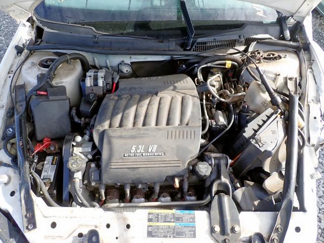 2G1WD58C881329239 - 2008 CHEVROLET IMPALA SUP Ақ фото 7