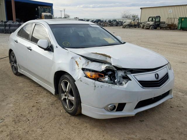 JH4CU2F84CC030436 - 2012 ACURA TSX SE WHITE photo 1