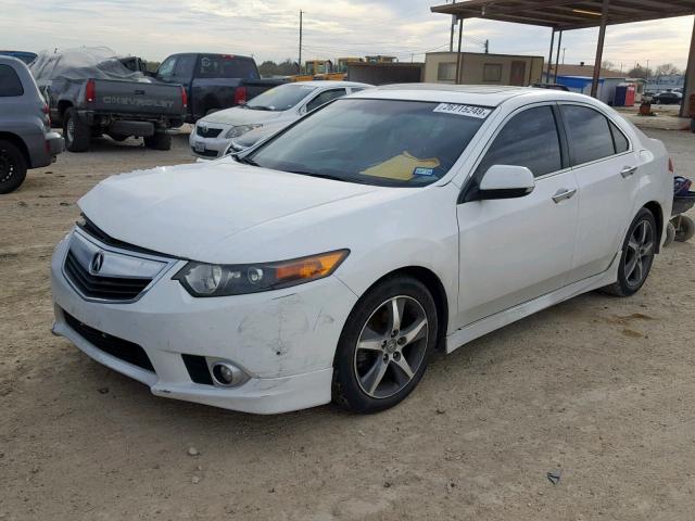 JH4CU2F84CC030436 - 2012 ACURA TSX SE WHITE photo 2