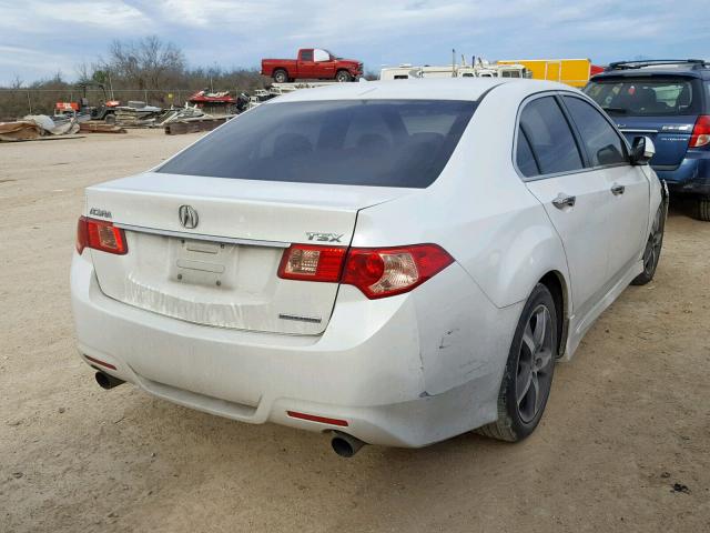 JH4CU2F84CC030436 - 2012 ACURA TSX SE WHITE photo 4