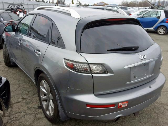 JNRBS08W95X402626 - 2005 INFINITI FX45 SILVER photo 3