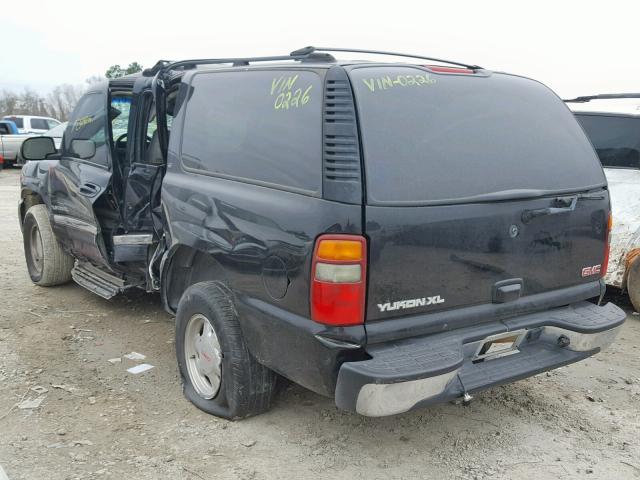 1GKEC16T23J230226 - 2003 GMC YUKON XL C BLACK photo 3