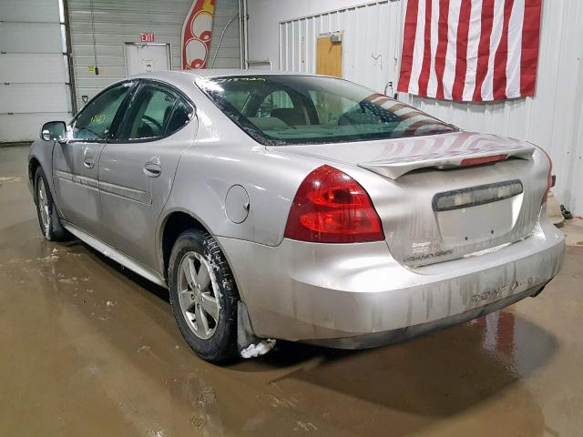 2G2WP552581172574 - 2008 PONTIAC GRAND PRIX SILVER photo 3
