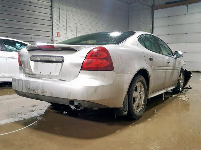2G2WP552581172574 - 2008 PONTIAC GRAND PRIX SILVER photo 4