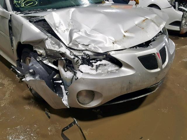 2G2WP552581172574 - 2008 PONTIAC GRAND PRIX SILVER photo 9