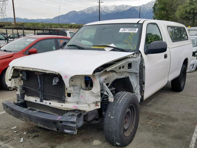 5TBJN32154S447254 - 2004 TOYOTA TUNDRA WHITE photo 2