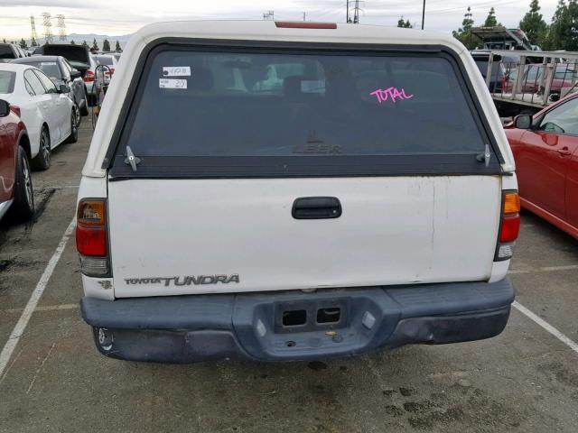 5TBJN32154S447254 - 2004 TOYOTA TUNDRA WHITE photo 9