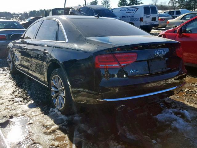 WAURVAFD8BN012991 - 2011 AUDI A8 L QUATT BLACK photo 3