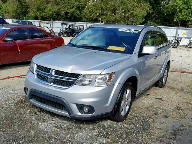 3D4PH1FG6BT565430 - 2011 DODGE JOURNEY MA SILVER photo 2