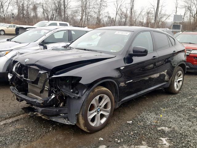 5UXFG2C51E0H10056 - 2014 BMW X6 XDRIVE3 BLACK photo 2