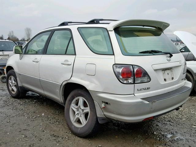 JTJHF10U120259347 - 2002 LEXUS RX 300 WHITE photo 3