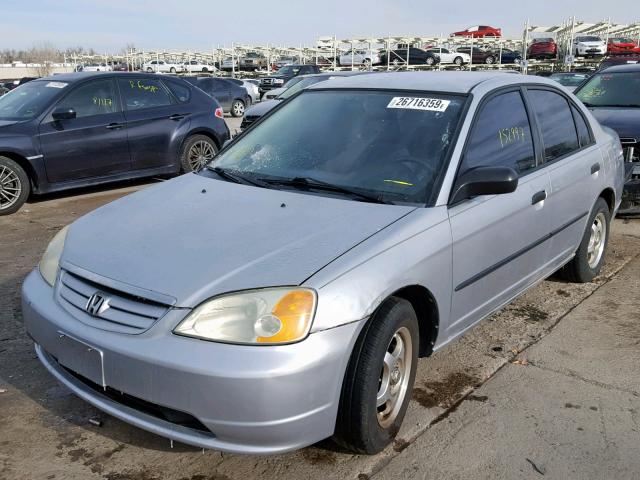 2HGES16113H568913 - 2003 HONDA CIVIC DX SILVER photo 2