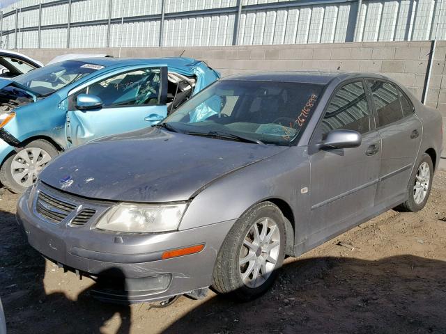 YS3FD49Y641055897 - 2004 SAAB 9-3 ARC GRAY photo 2