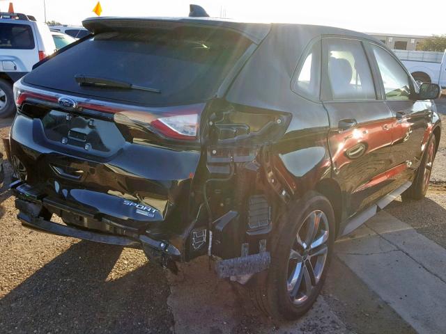 2FMPK4AP0GBB71380 - 2016 FORD EDGE SPORT BLACK photo 4